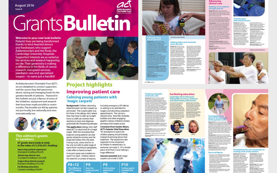 Feedback on the ACT Grants Bulletin