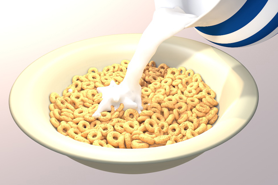 X-Particles Cheerios Test Image